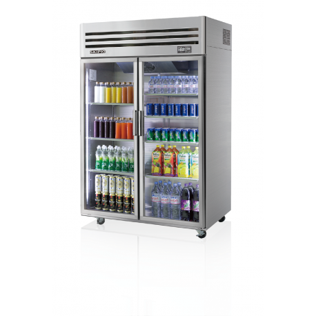 SKIPIO, Top Mount, Glass Door, 2 Doors, 1215L