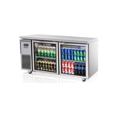 SKIPIO, Under Counter, Fridge, Glass Door, 1500mm, 420L
