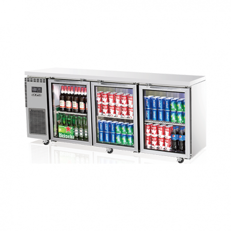 SKIPIO, Under Counter, Fridge, Glass Door, 1800mm, 516L