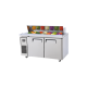 SKIPIO, Salad Side Prep Table, Hood Lid, 1500mm, 2 Door