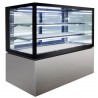 Square Glass 3 Tier Hot Display 900mm