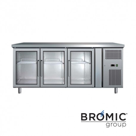 Under Bench Fridge -Glass door