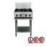 4 Gas Open Burner Cooktop