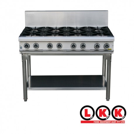 8 Gas Open Burner Cooktop