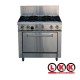 6 Gas Open Burner Cooktop Oven Range