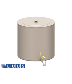 LUUS Stockpot - 165L thick S/S pot with release valve