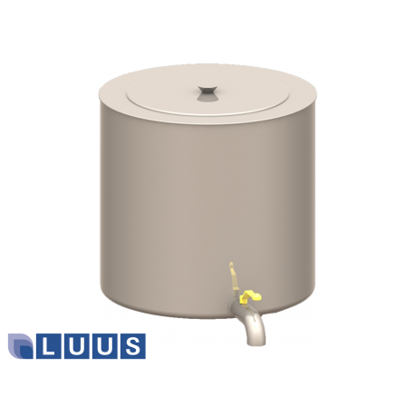 LUUS Stockpot - 165L thick S/S pot with release valve