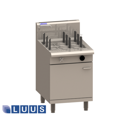 LUUS Noodle Cookers - Single tank, 6 baskets 2 X 11L soup