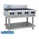 LUUS 1200mm Wide Cooktops, 8 burners & shelf