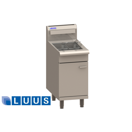 LUUS Gas Fryer, 2 baskets V-pan