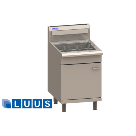 LUUS Gas Fryer, 3 baskets V-pan
